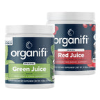 Organifi Daily Energizing Stack Green and Red Juice - 30 Day Supply