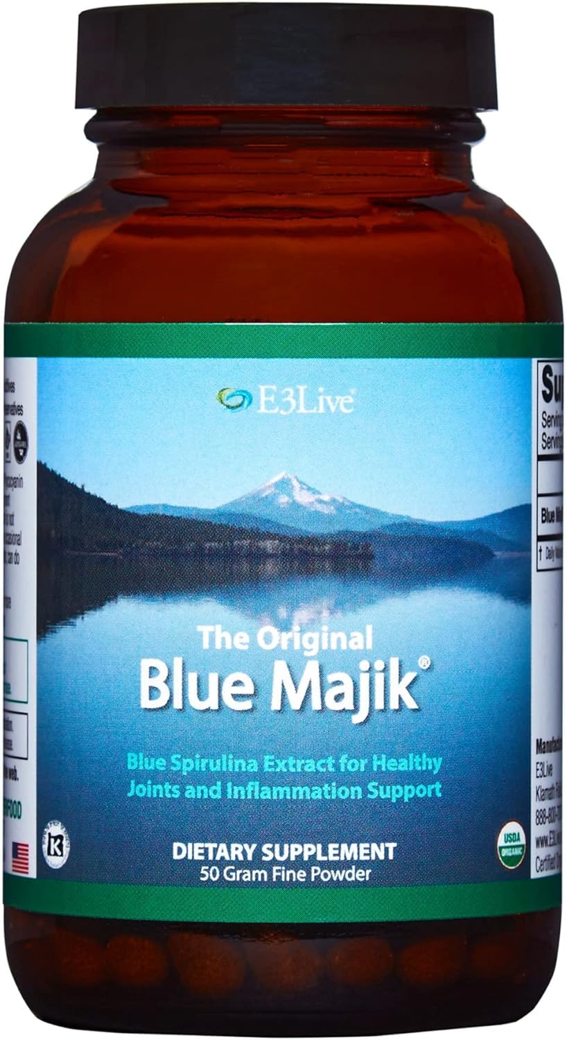 E3LIVE Blue Majik Spirulina Powder 30% Phycocyanin - 50g
