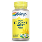 SOLARAY Organic St John's Wort 900mg - 100 Vegetarian Capsules