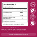Vitarevive Organic Beet Root Capsules 850mg - 120 Capsules - image 2