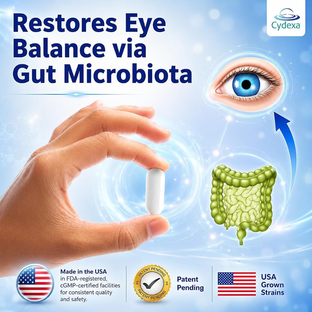 Cydexa Probiotic Eye Health Supplement with Vitamin D3 - 30 Capsules - image 6