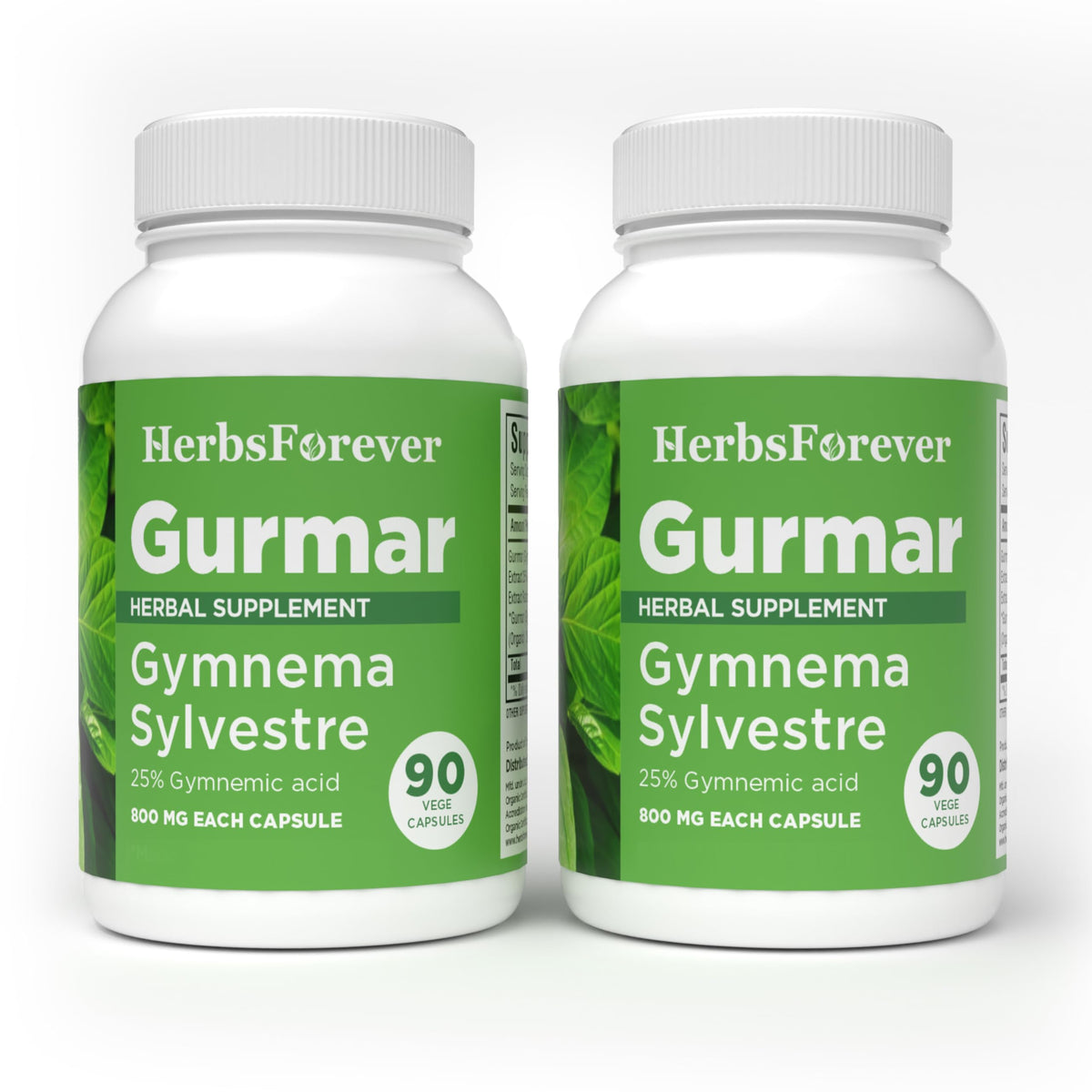Herbsforever Gurmar Gymnema Sylvestre Herbal Supplement - 180 Capsules
