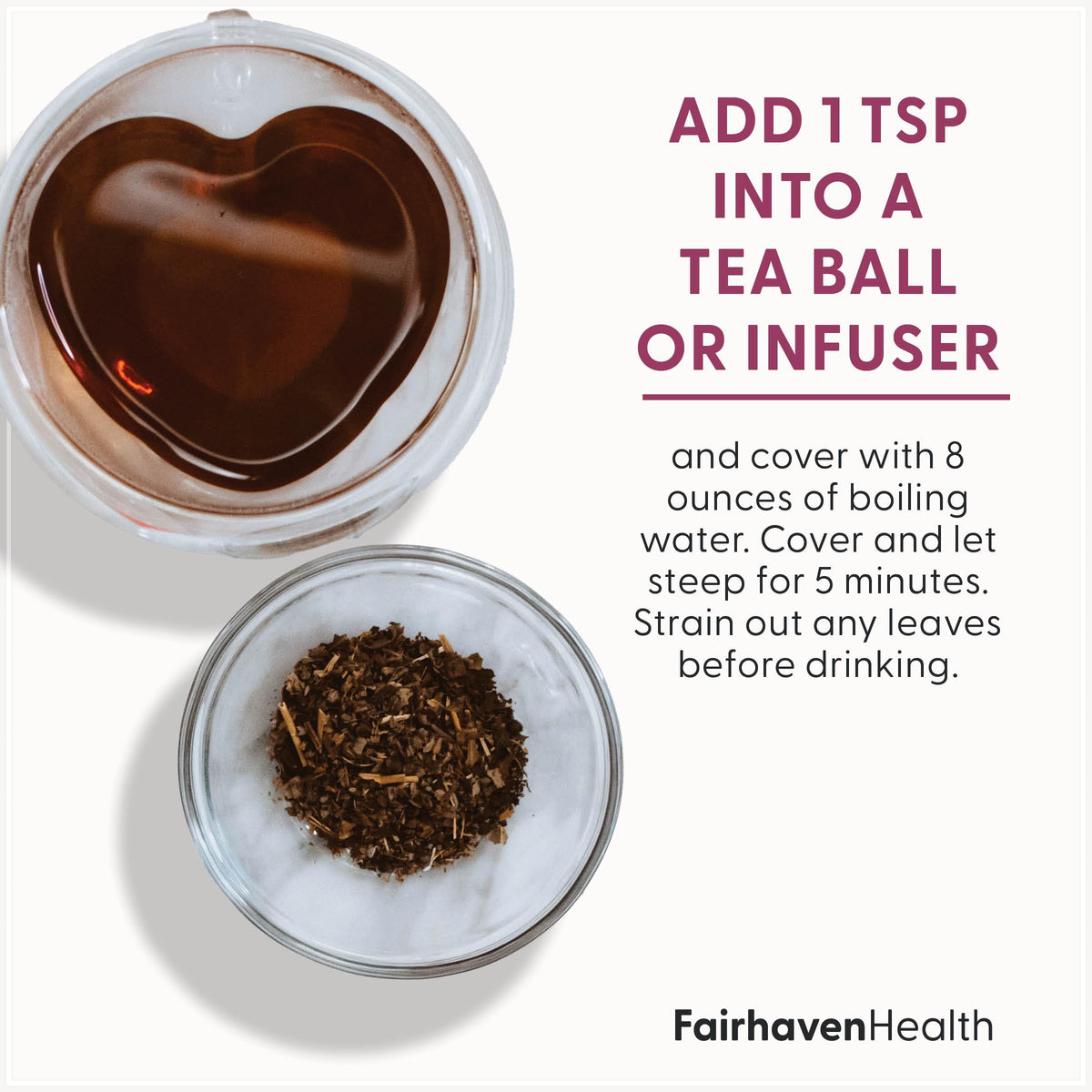 Fairhaven Health FertiliTea Herbal Tea Mint - 60 Servings - image 3