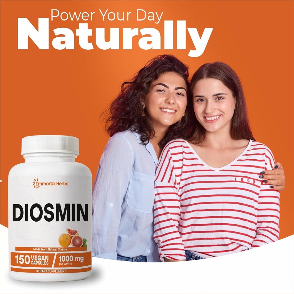 Immortal Herbs Pure Diosmin 1000mg Complex Formula - 150 Capsules - image 7