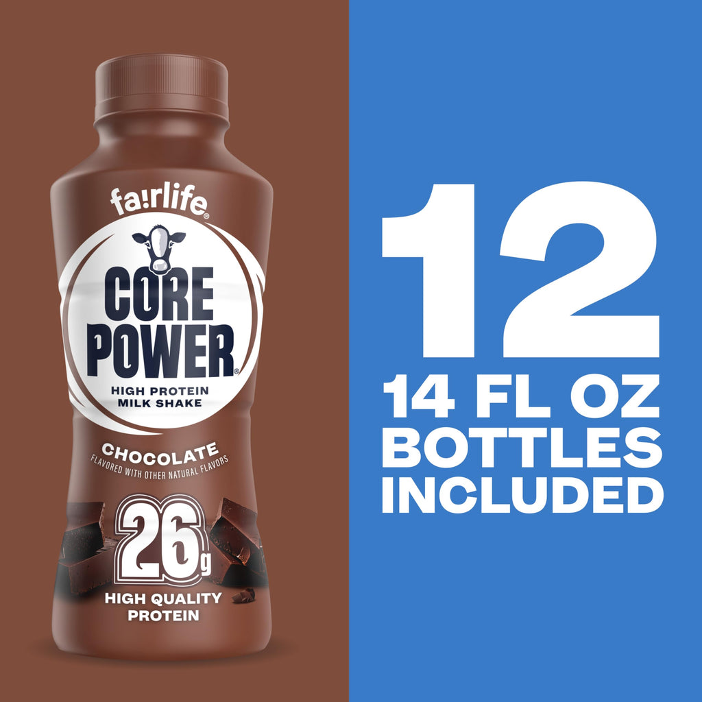 Core Power Fairlife 26g Protein Milk Shake Chocolate - 12 Pack - image 5