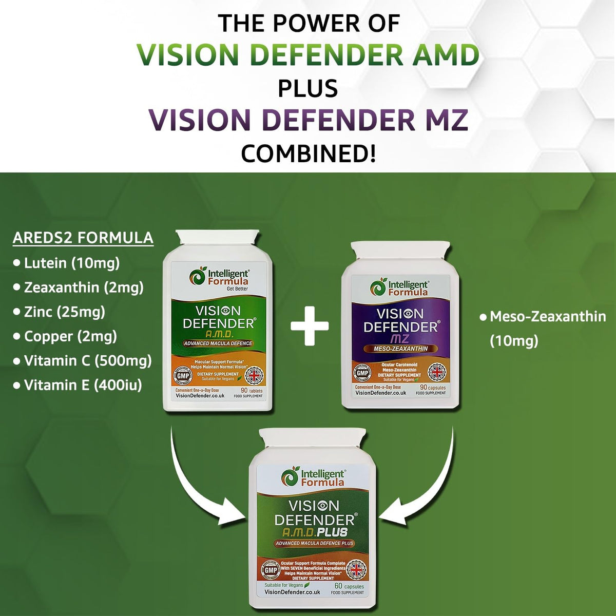 Intelligent Formula Vision Defender Plus Eye Supplement - 60 Vegan Capsules - image 6