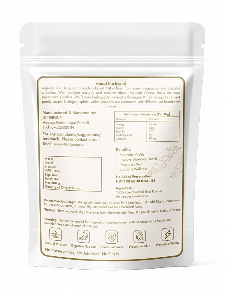 AEJESOP Shatavari Powder - 7 oz (200g) - image 2