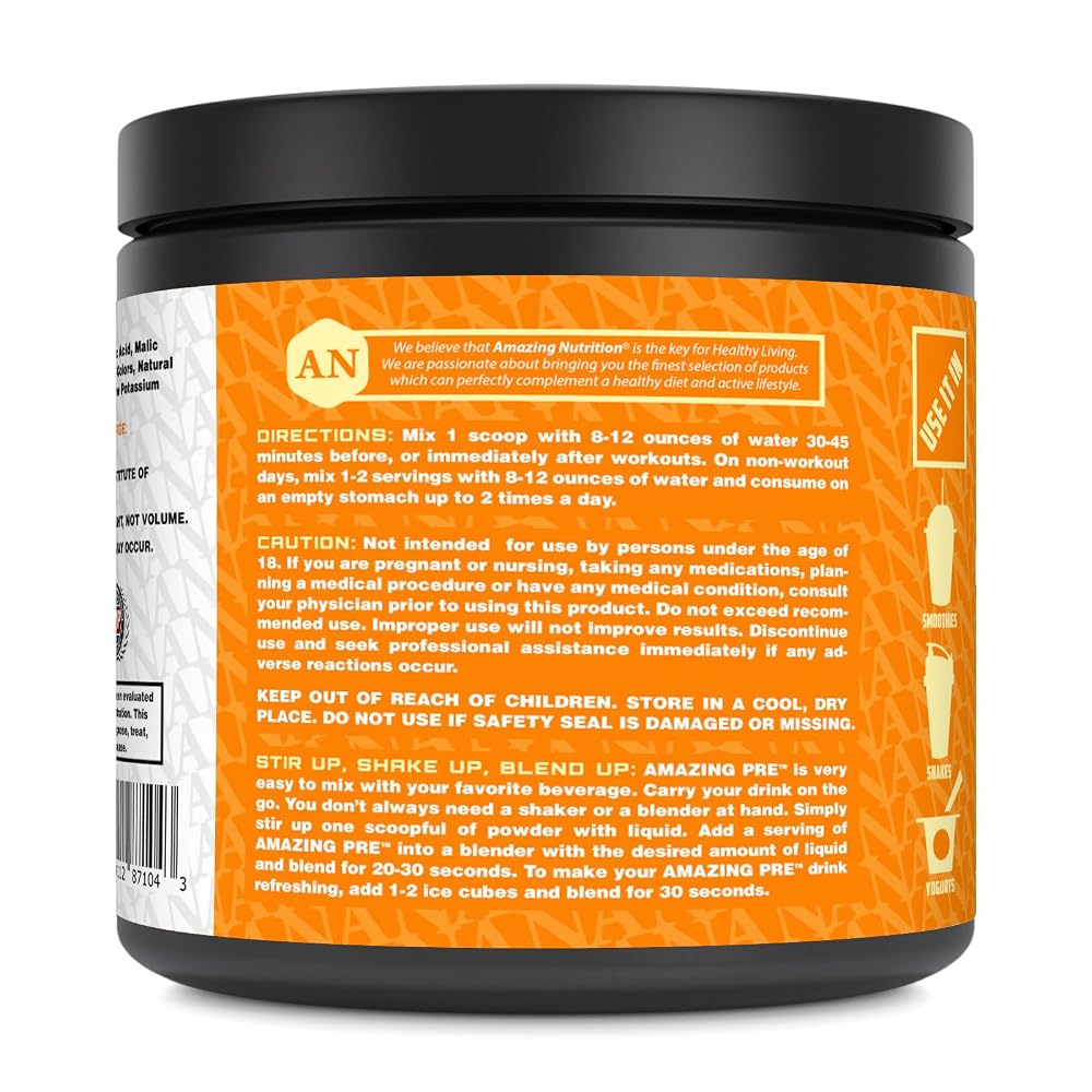Amazing Nutrition Amazing PRE Pre-Workout Powder - 30 Servings - image 4