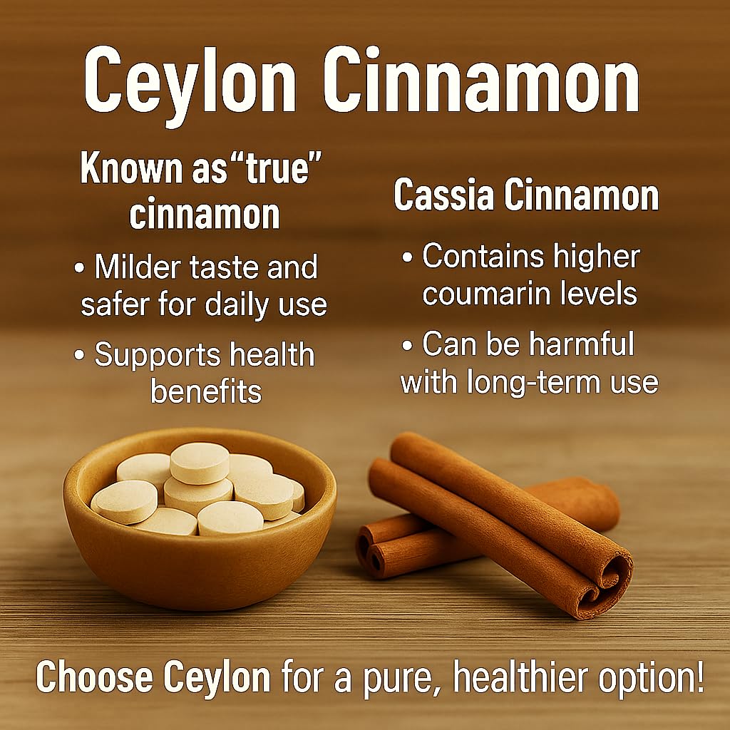 Me First Living Ceylon Cinnamon 1000mg Metabolism Support - 60 Tablets - image 6