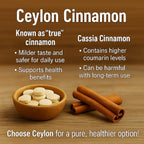 Me First Living Ceylon Cinnamon 1000mg Metabolism Support - 60 Tablets - image 6