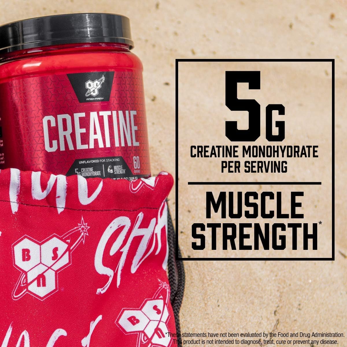 BSN Micronized Creatine Monohydrate Powder - 60 Servings - image 3
