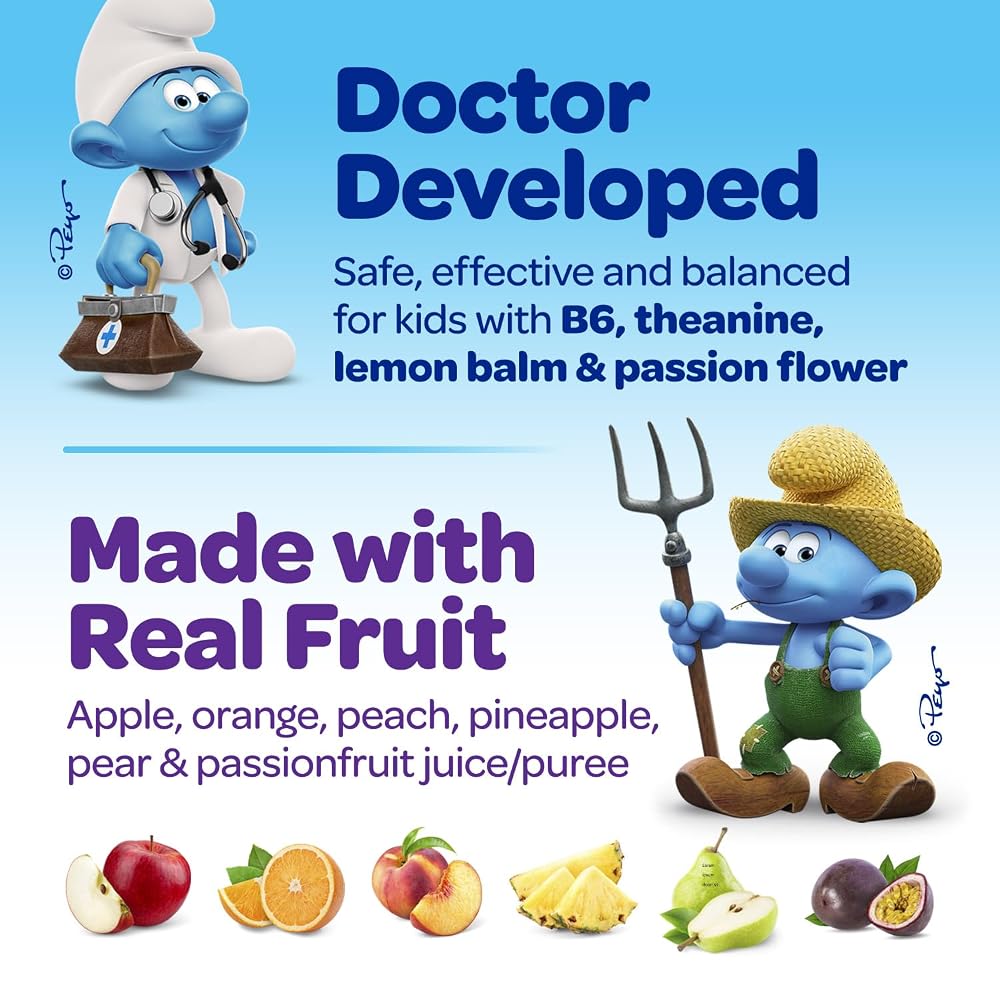 VITABURST The Smurfs Gummies for Kids with Chamomile & Lemon Balm