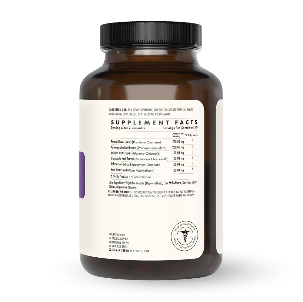The Wellness Company Restful Sleep Melatonin-Free Capsules - 120 Count - image 3