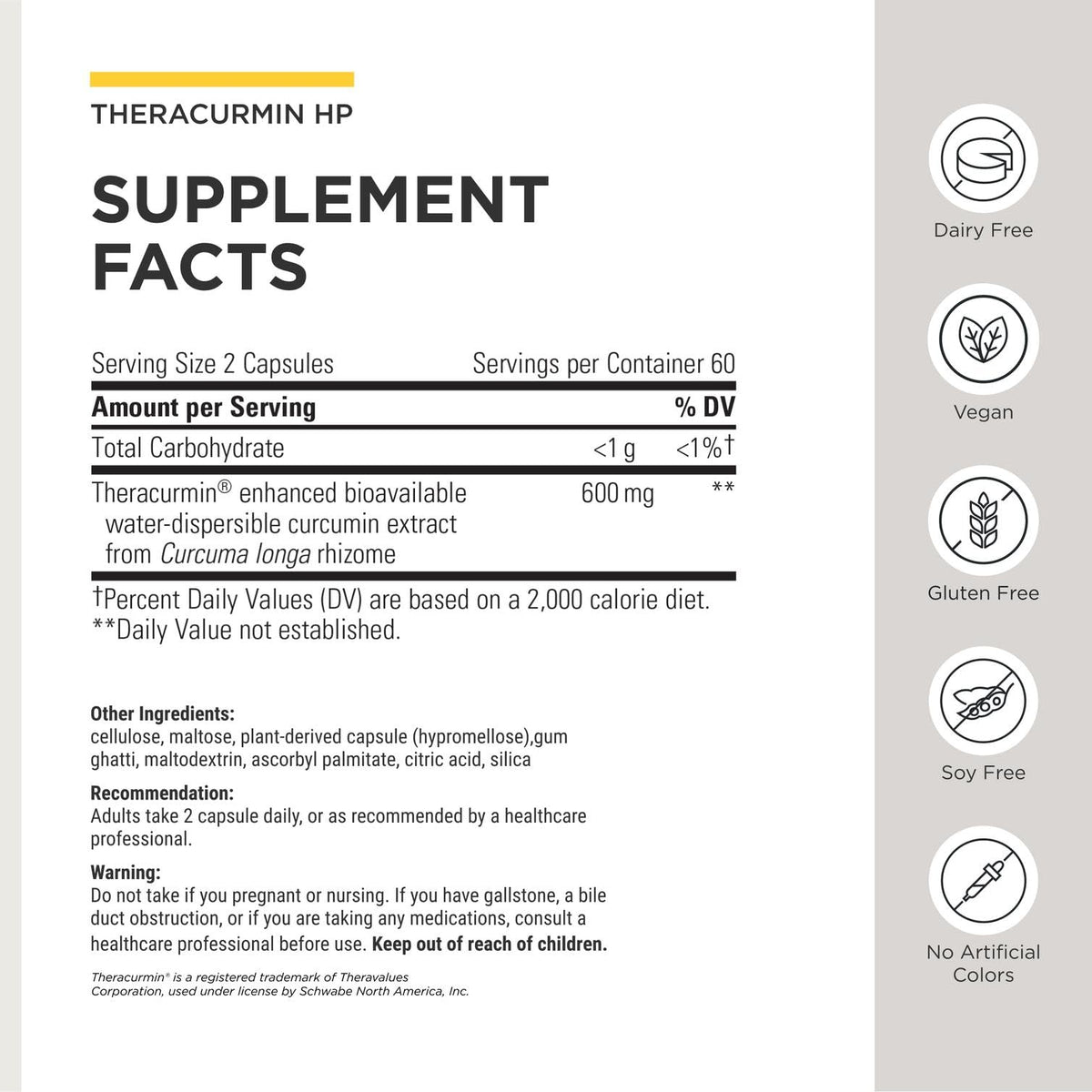 Integrative Therapeutics Theracurmin HP Turmeric Supplement - 120 Capsules - image 3