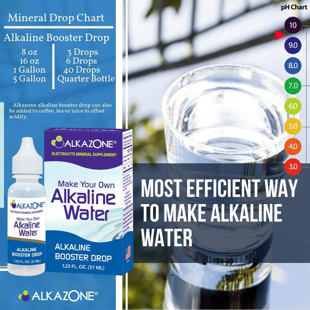 Alkazone Alkaline Water Booster Drops - 3 Pack 1.25 Oz - image 8