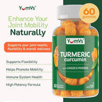 YUM-V'S YumV's Turmeric Gummies with Ginger and Piperine - Peach
