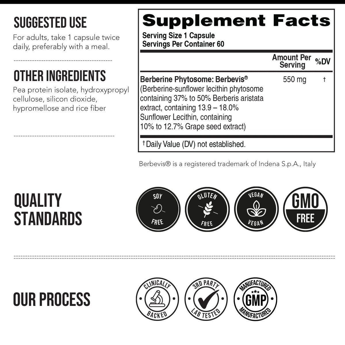 Triquetra Health SoActive Berberine 550mg Capsules - 60 Count - image 7