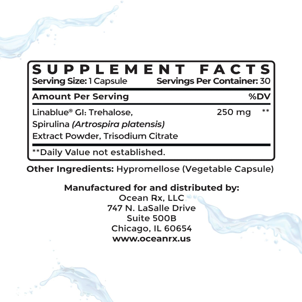 Ocean Rx Pure Blue Spirulina Capsules Superfood - 30 Count - image 5