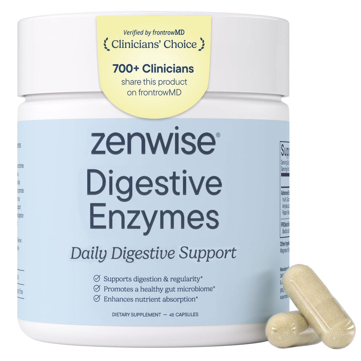 Zenwise Health Digestive Enzymes with Bromelain & Papaya - Multi