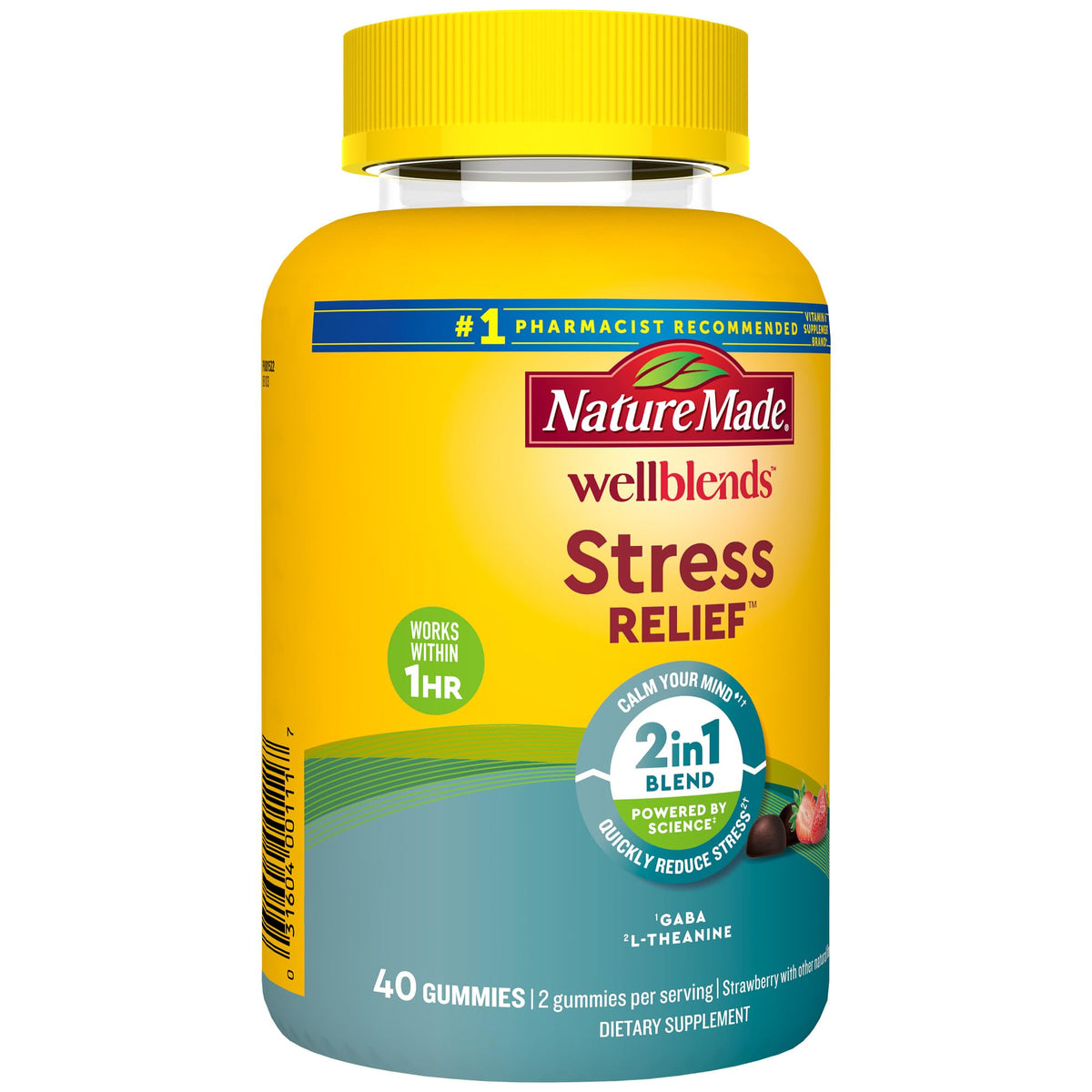 Nature Made Wellblends Stress Relief Gummies - 40 Gummies - image 8
