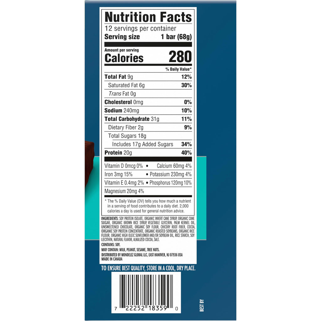 CLIF BUILDERS Protein Bars, Chocolatey Peanut Butter, Gluten Free