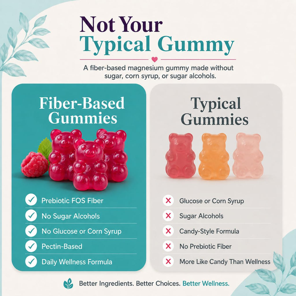 Natural BioScience Sugar Free Magnesium Gummies - Calming Anti-Stress