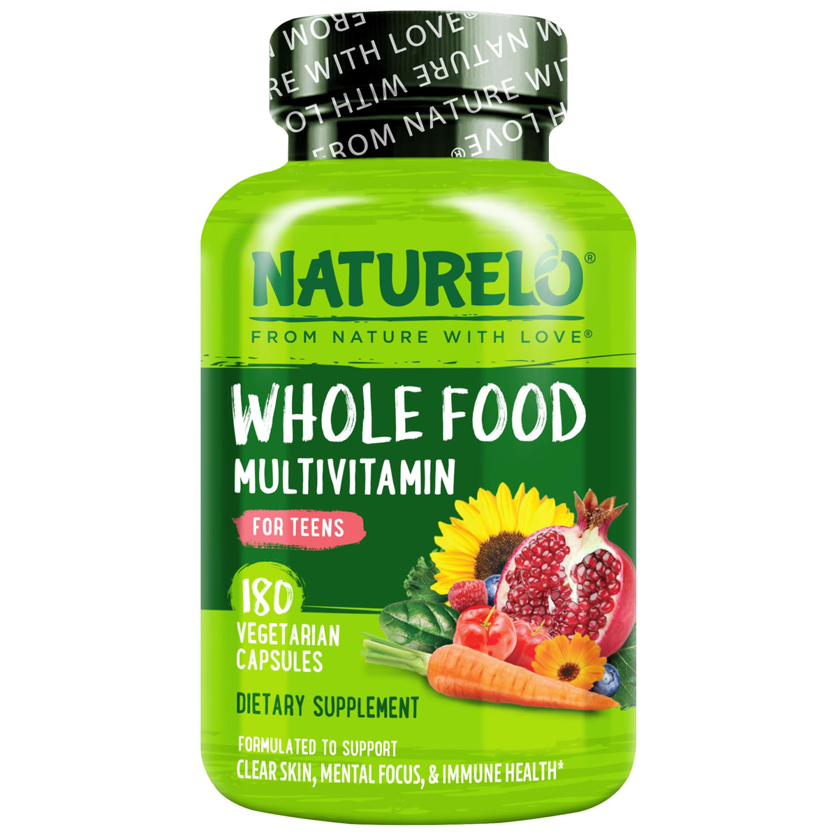 NATURELO Whole Food Multivitamin for Teens