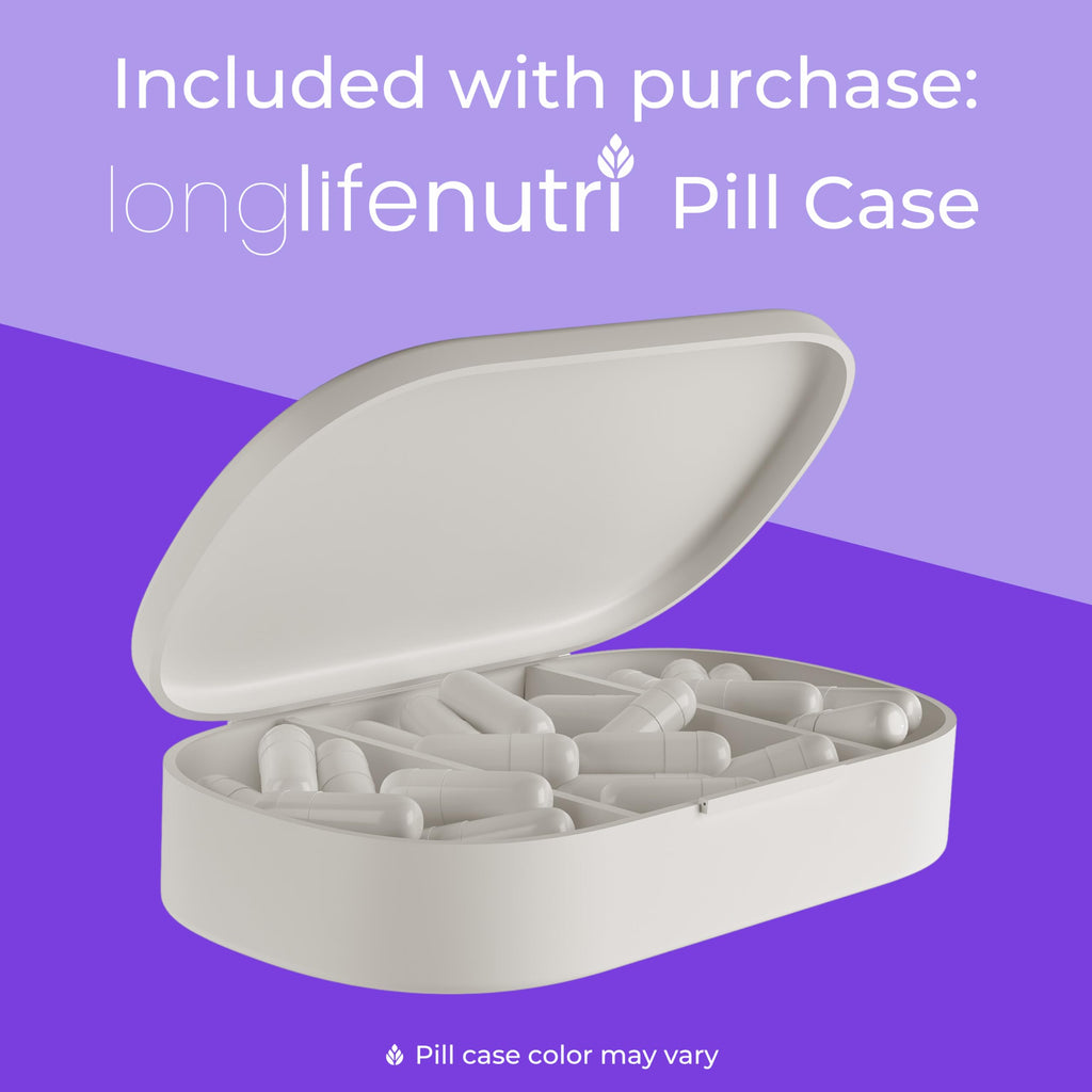 LongLifeNutri L-Tryptophan 500mg Sleep Support - 180 Vegetarian Capsules - image 6