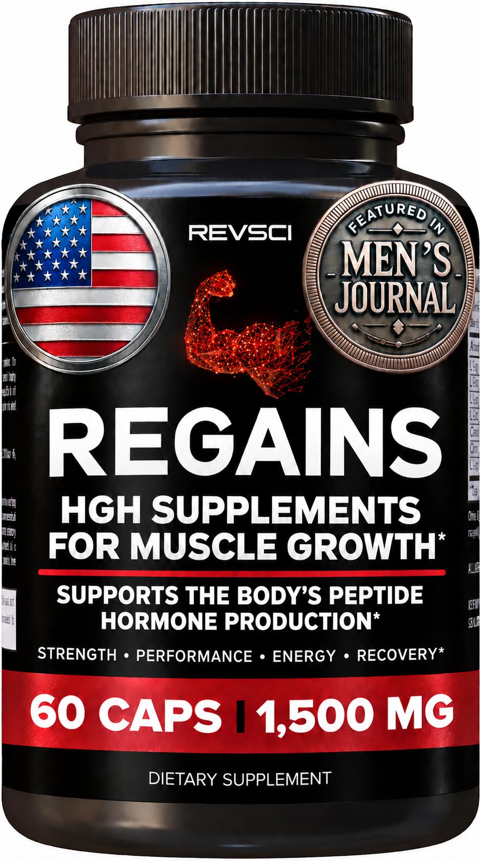 Revolution Science HGH Supplements for Men & Women - Regains Natural