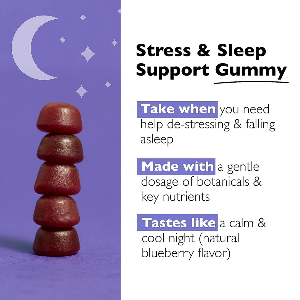 RESCUE Bach Plus Sleep & Stress Support Gummies