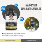 Ancient Bliss Magnesium Glycinate for Muscles & Nerves - 60 Capsules - image 2