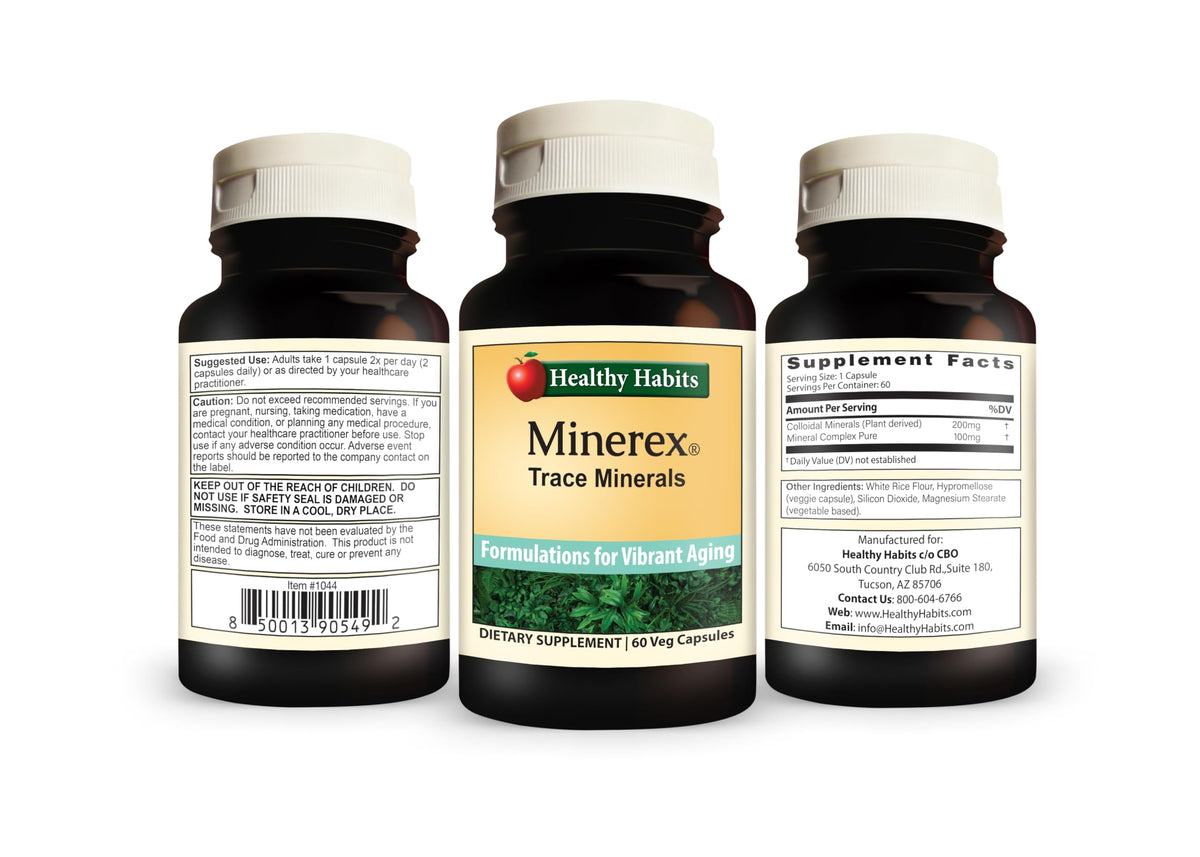 Healthy Habits MINEREX High Potency Mineral Supplement - 60 Capsules - image 2