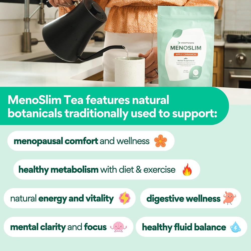 VoomVaya MenoSlim Tea Menopause Support – 30 Tea Bags - image 4