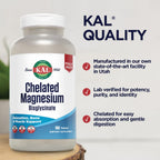 KAL Chelated Magnesium Bisglycinate - 180 Tablets - image 5