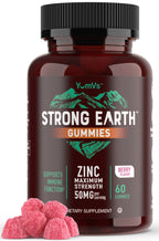 YUM-V'S Strong Earth Zinc Gummies 50 mg - 60 Count