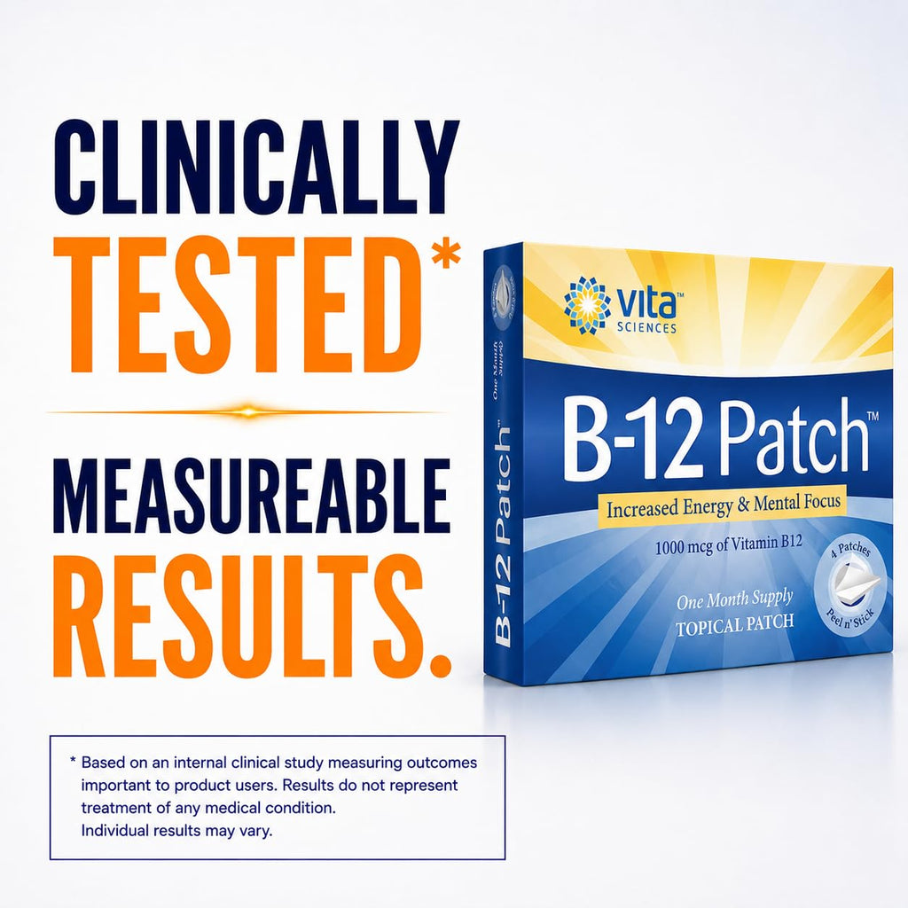 Vita Sciences Vitamin B12 Patch Extra Strength - 1 Month Supply - image 5