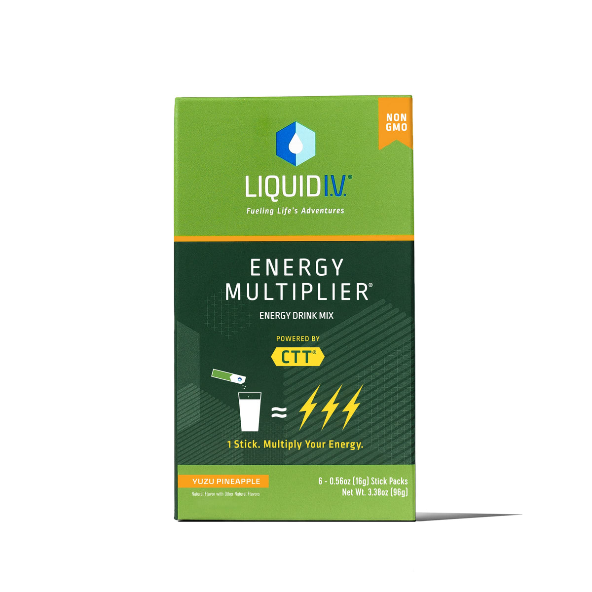 Liquid I.V. Energy Multiplier Hydration Yuzu Pineapple - 6 Sticks