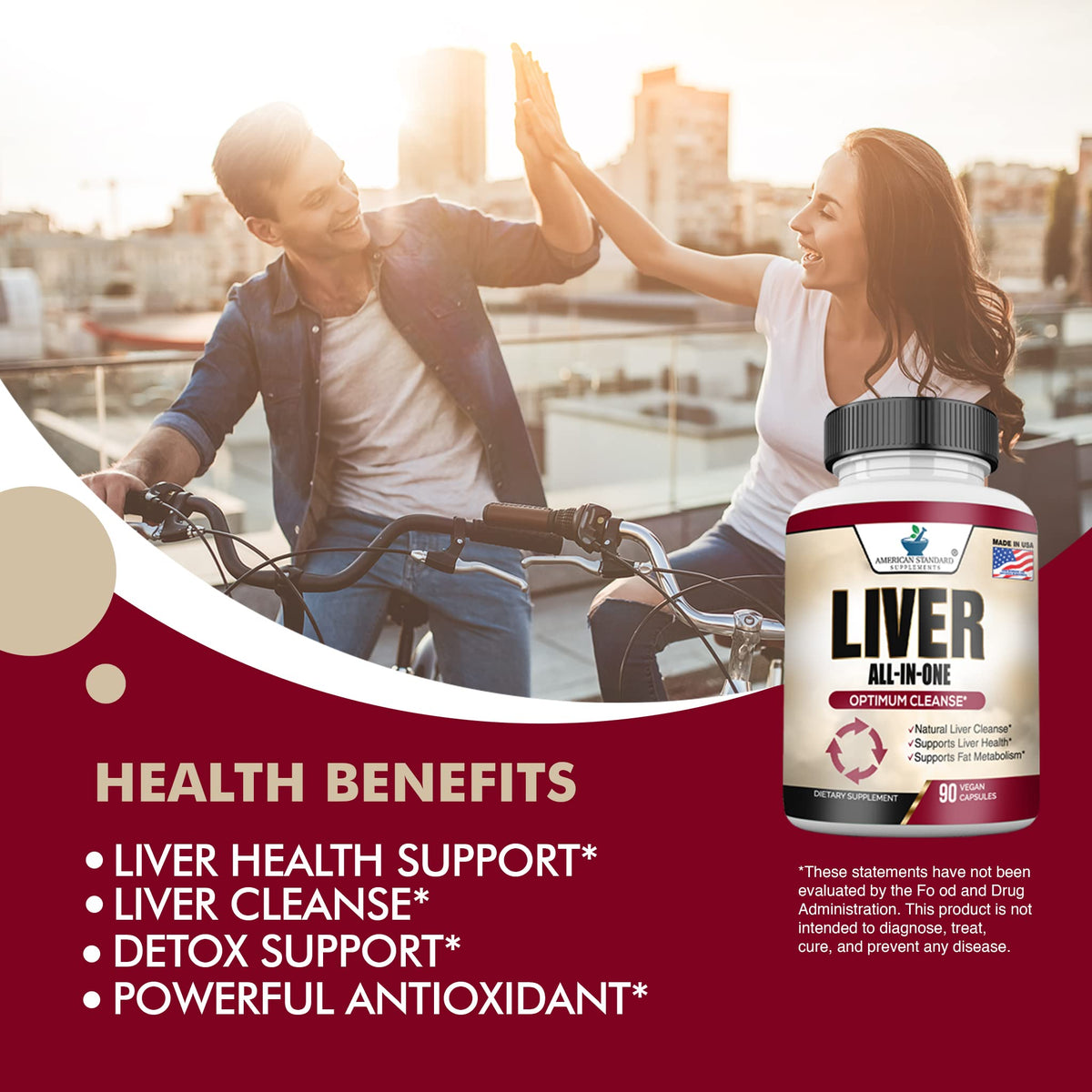American Standard Supplements Liver Cleanse & Detox - 90 Capsules - image 5