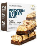 WonderSlim High Protein High Fiber Bars Fluffy S'more Crisp - 7 Pack