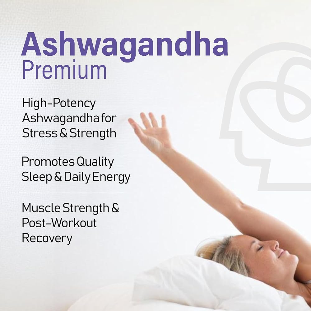 NANOWELL Ashwagandha Premium 25mg Withanolides - 120 Capsules - image 5