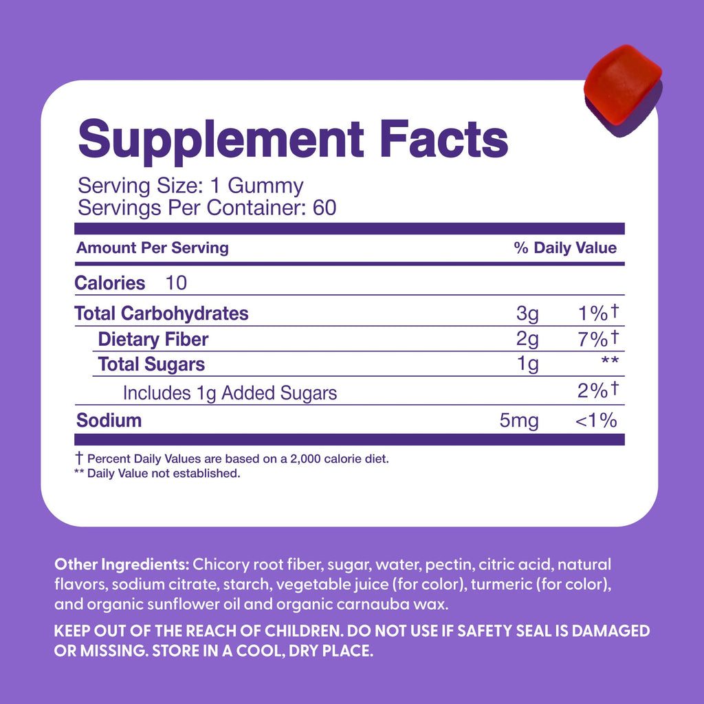 The Feel Great Vitamin Company Fiber Gummies for Kids - 60 Count - image 5