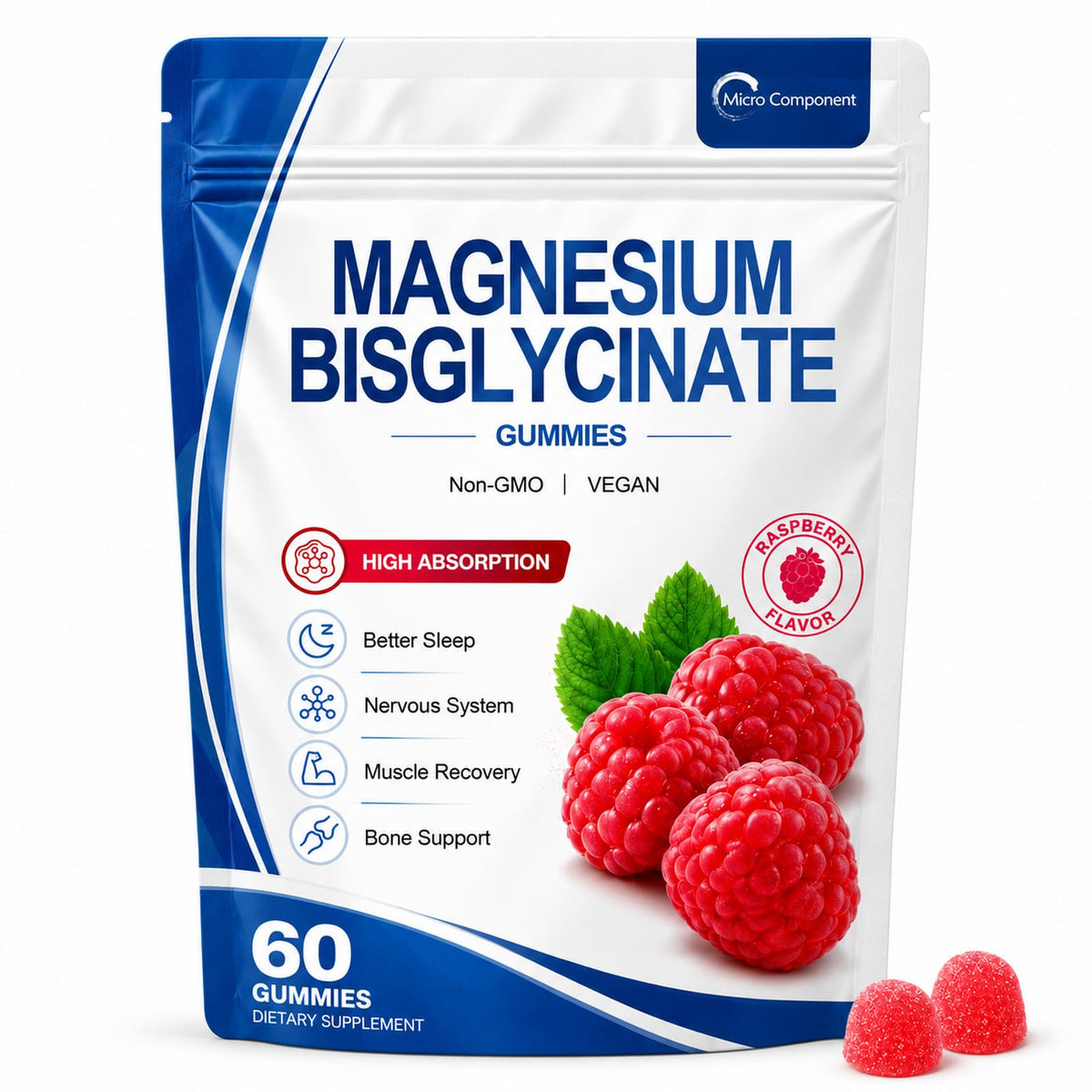 Aeteon Magnesium Bisglycinate Gummies 400mg - 60 Gummies