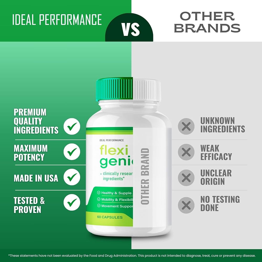 IDEAL PERFORMANCE Flexgenics Maximum Strength - 300 Capsules - image 7