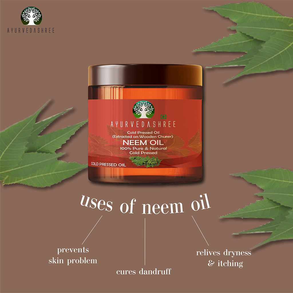 AYURVEDASHREE Cold Pressed Neem Oil - 100 mL - image 2