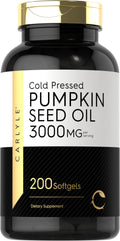 Carlyle Pumpkin Seed Oil 3000 mg - 200 Softgels