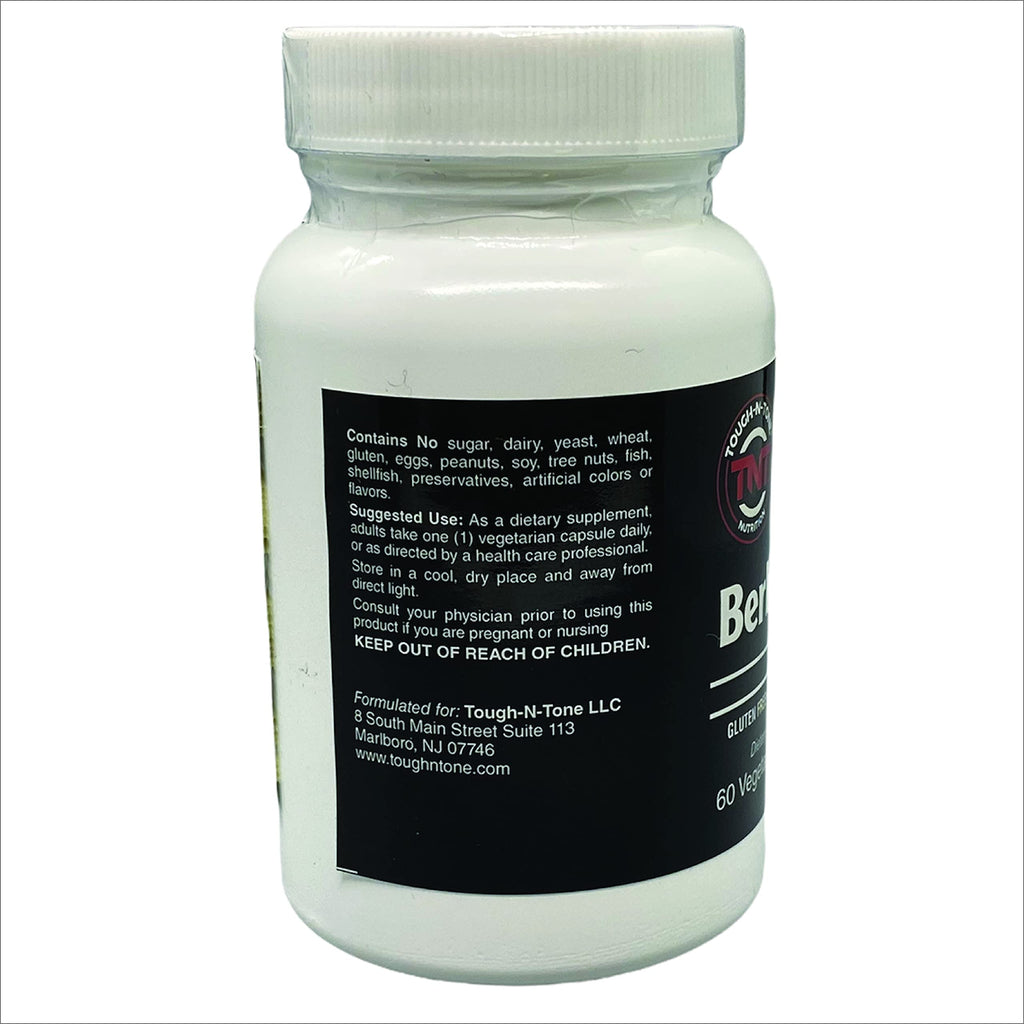 TOUGH-N-TONE Berberine HCL 500mg Capsules - 60 Count - image 3