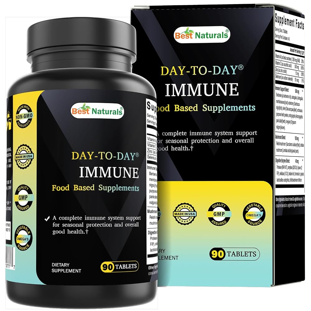 Best Naturals Day-to-Day Immune Food-Based Supplements - 90 Tablets