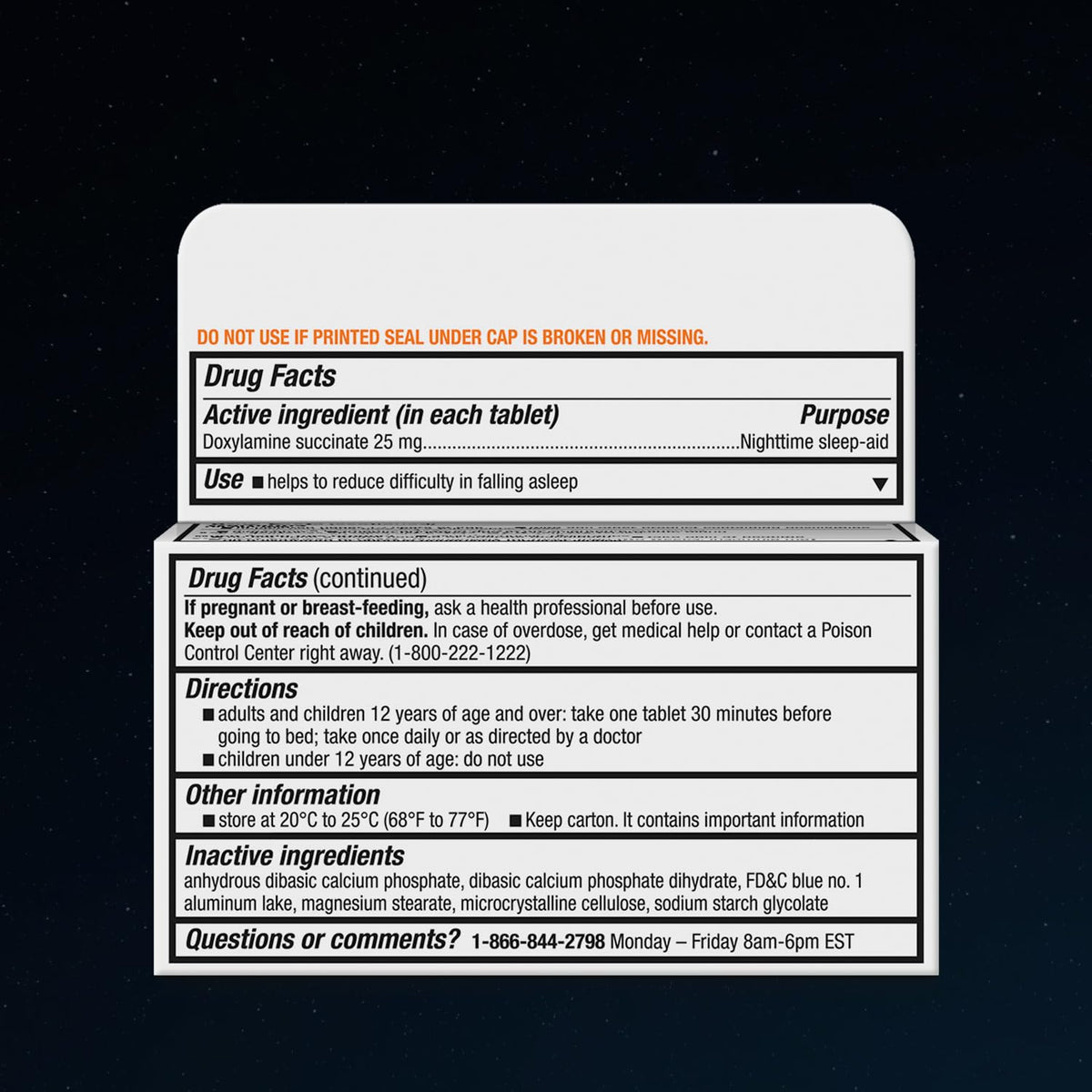 Unisom SleepTabs Nighttime Sleep Aid Doxylamine - 32 Tablets - image 2