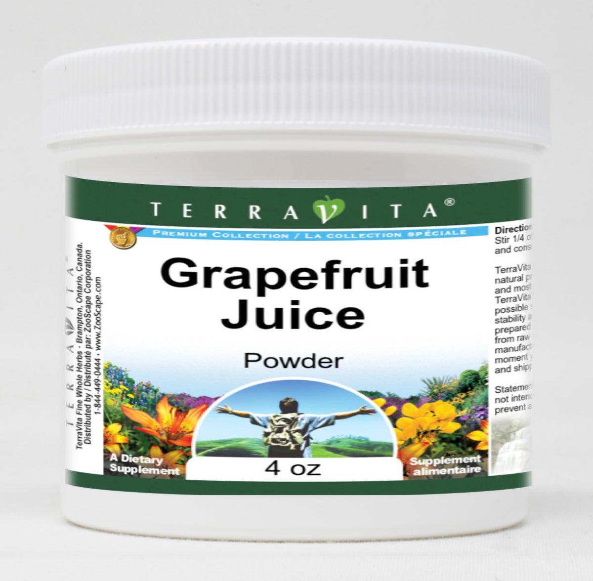 Terravita Grapefruit Juice Powder - 4 oz
