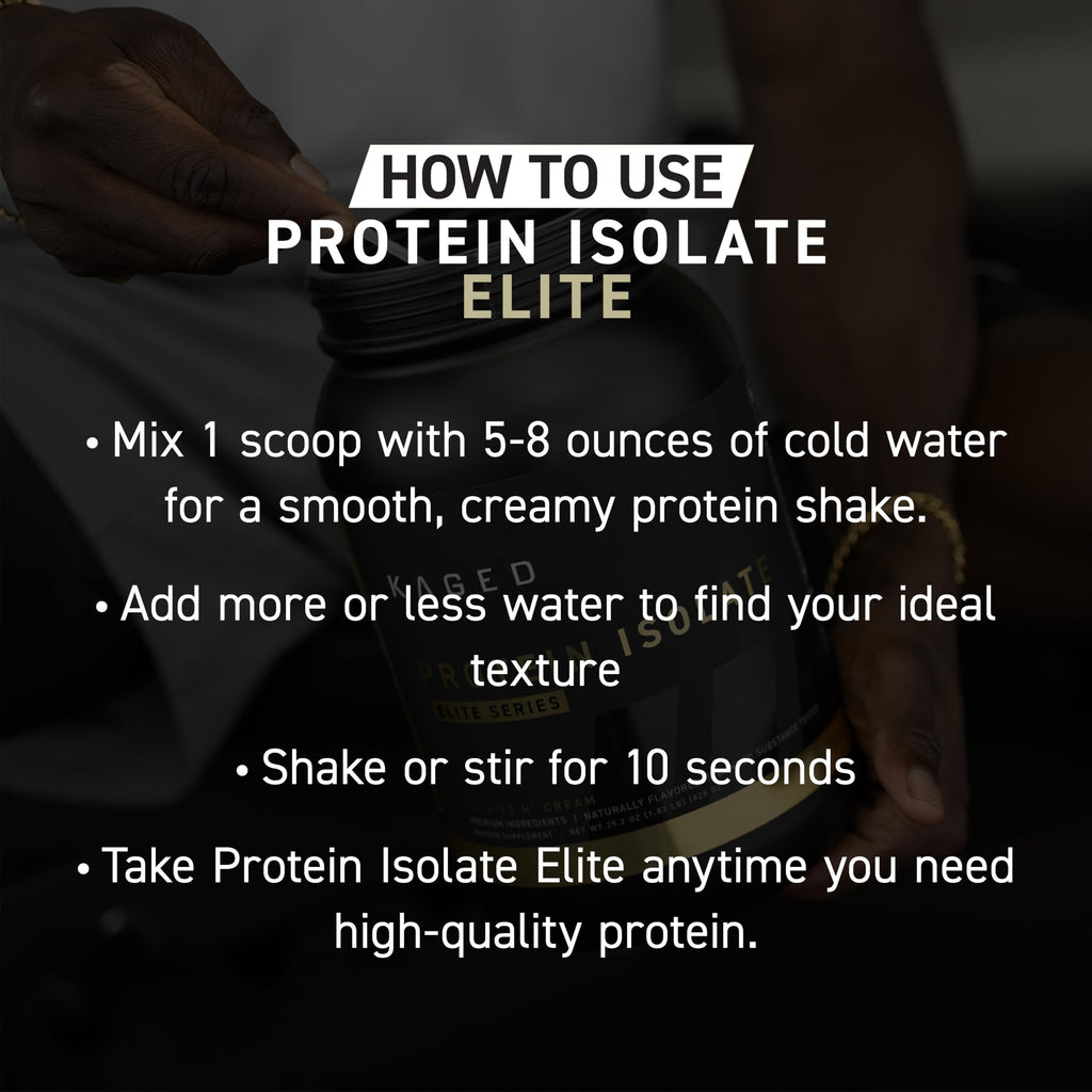 Kaged Whey Elite Protein Isolate Powder